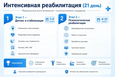 Реабилитация за 21 день в Новой Ляле